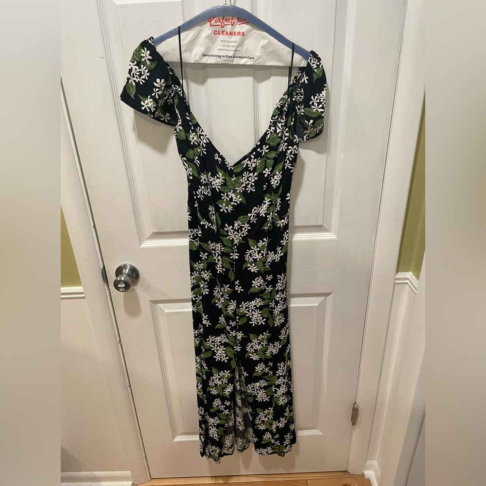 EUC Reformation Floral Baxley Dress